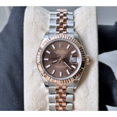 롤렉스 신형 데이저스트 여성용 28mm 로즈골드 콤비 279171 초코 다이얼